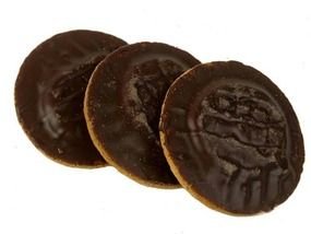 McVities Jaffa Cakes light sponge texture for a delicate bite