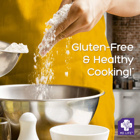 MD.LIFE Xanthan Gum used as a gluten-free baking binder for breads and cakes