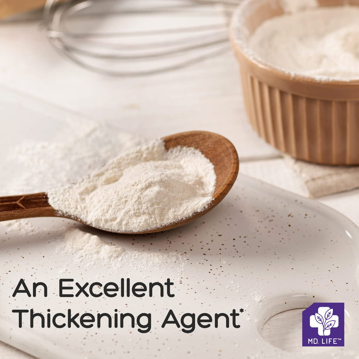 MD.LIFE Xanthan Gum improves gluten-free baking with elasticity and structure