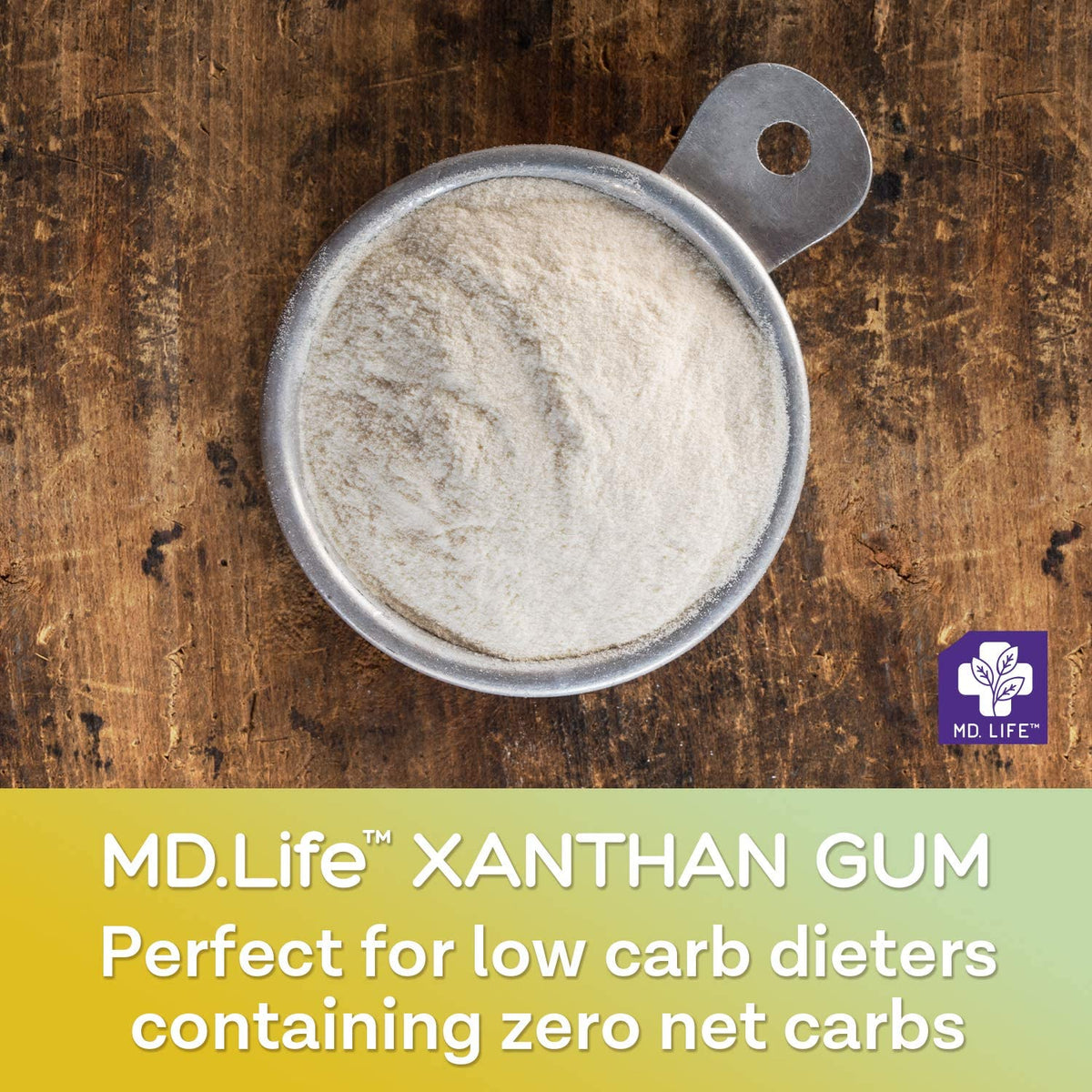 MD.LIFE Xanthan Gum ice cream stabilizer for creamier frozen desserts