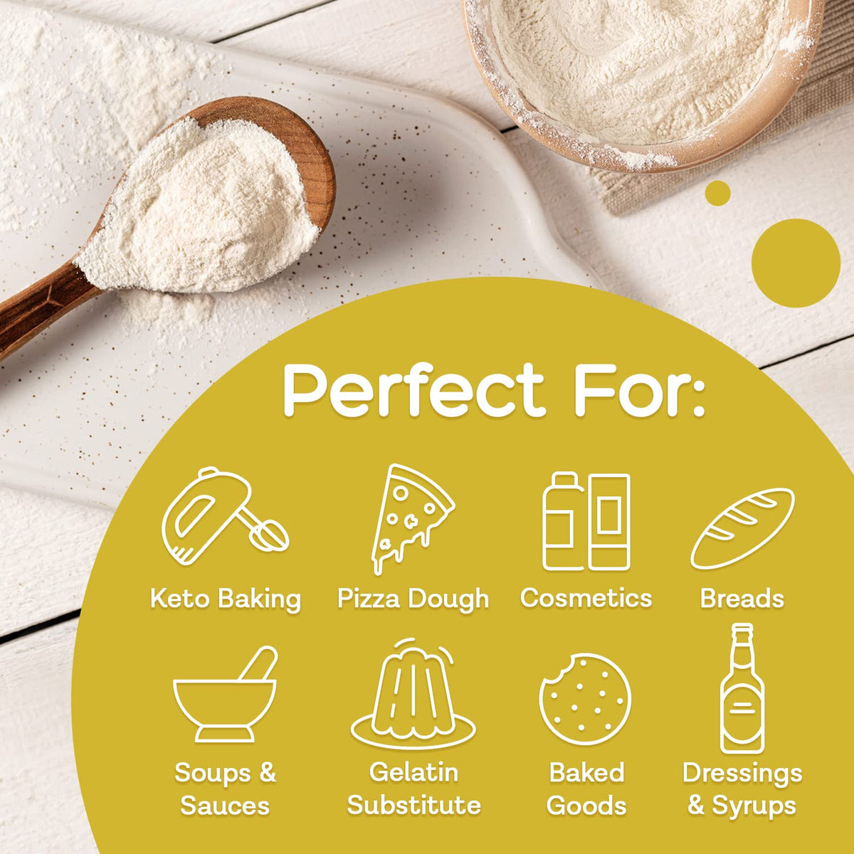 MD.LIFE Xanthan Gum as a sauce thickener for gravies and dressings