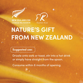 me today Digest Manuka honey spoon with ingredients layout for versatile daily sweetness.