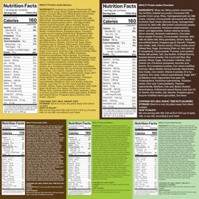Meal It Protein Shake crunchy-toppings adds texture to a smooth, dessert-style shake.