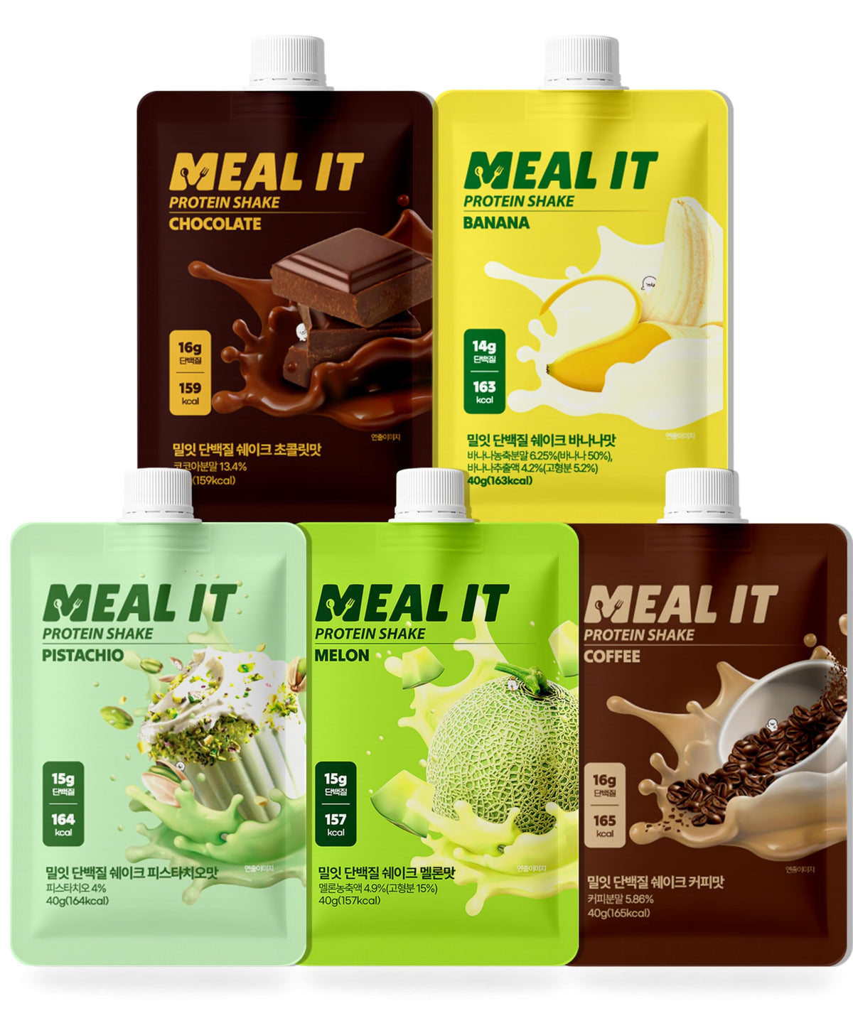 Meal It Protein Shake Starter Pack 5 provides convenient high-fiber nutrition for busy days.