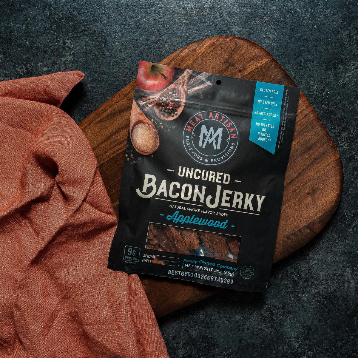 MEAT ARTISAN jerky perfect for on-the-go adventures and hikes