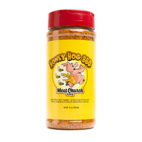 Meat Church Fab 5 savory-bold blend enhances roast and smoked meat sensations.