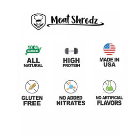 Meat Shredz serving idea over ramen and salads for added protein