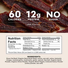 Mécène beef jerky close-up highlighting extra-firm texture