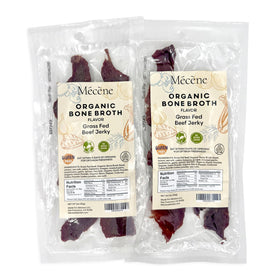 Mécène Tough to Chew beef jerky with grass-fed texture for a substantial chew