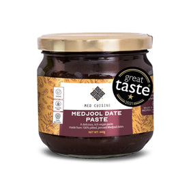 Med Cuisine date paste jar with glossy spread for natural sweetness