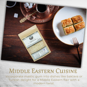 Mediterranean Products Greek Farmers Mastiha aroma enhances desserts and pastries