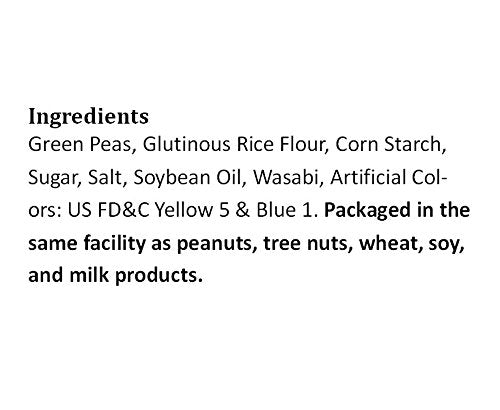 Medley Hills Farm 2-lb wasabi green peas ideal for sharing.