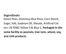 Medley Hills Farm 2-lb wasabi green peas ideal for sharing.