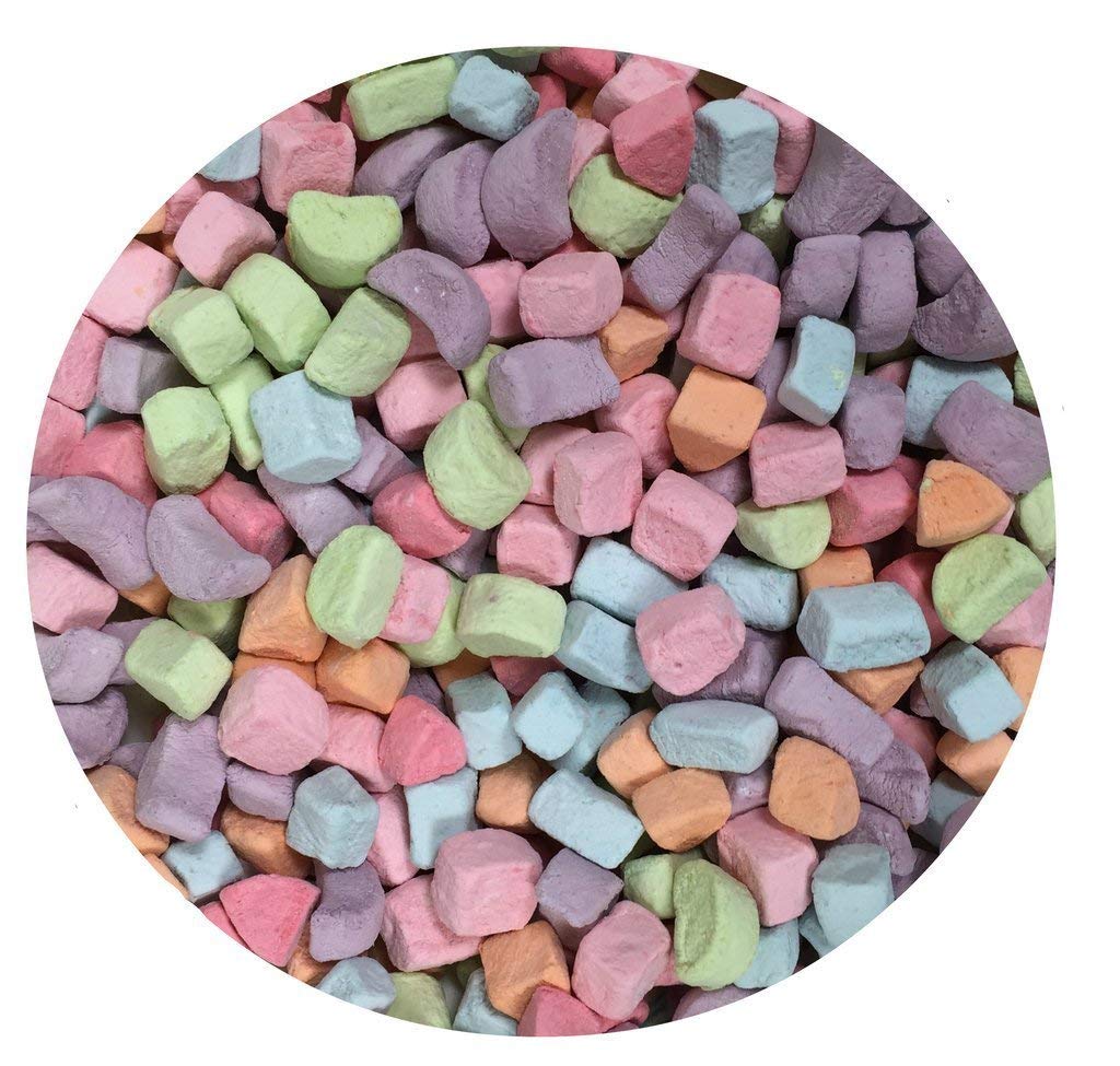 Medley Hills Farm Dehydrated Cereal Marshmallows texture closeup, crisp to chewy, great for baked treats