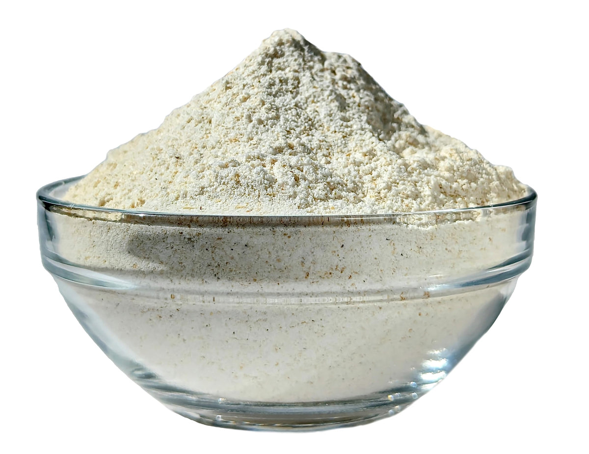 Crust browning in baked goods with Medley Hills Farm malt powder.