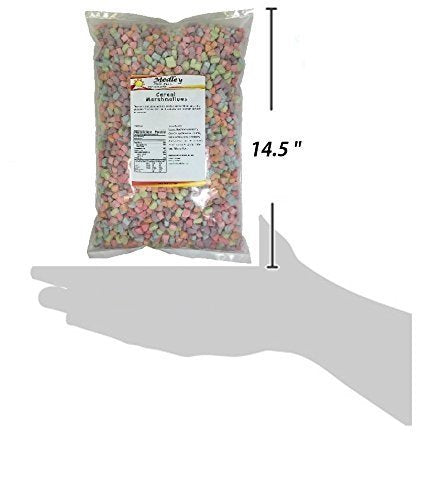 Close-up of Medley Hills Farm marshmallow bits ideal for baking and toppings.