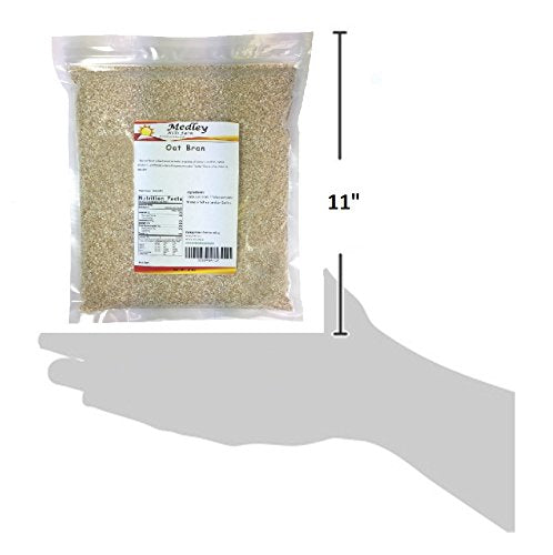 Close-up of Medley Hills Farm oat bran texture, rich in fiber