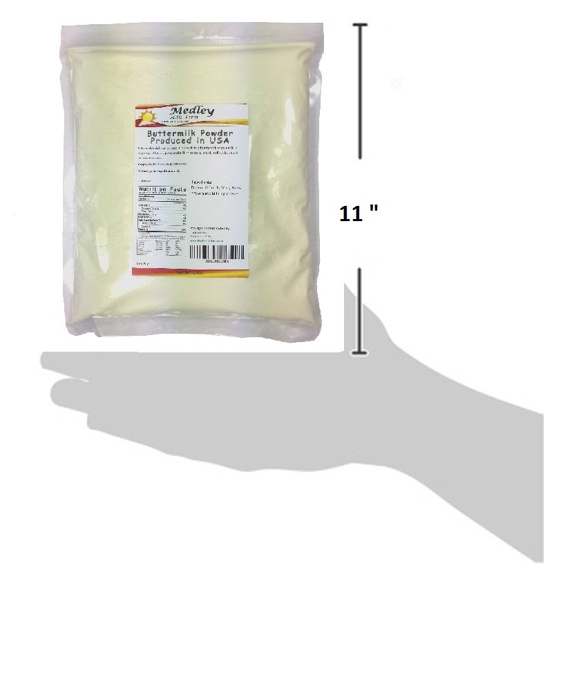 Medley Hills Farm powdered buttermilk ideal for baking and pancake recipes