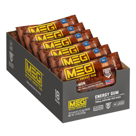 MEG Cinnamon Military Energy Gum pack front for on-the-go energy