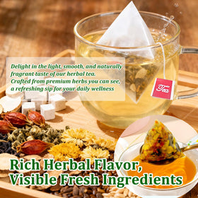 Meideal dandelion root chicory plant imagery conveying gentle, comforting flavor.