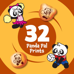 Meiji Hello Panda cookies shown during kid-friendly snack time with panda art.