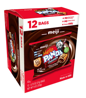 Meiji Hello Panda offers a kid-friendly snack with crunch and cream for lunchboxes.