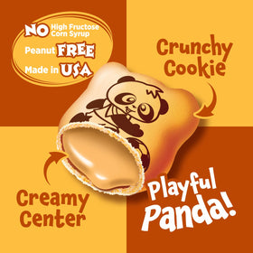 Meiji Hello Panda cookies proudly made in the USA for quality and freshness.