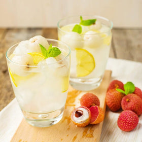 Mekoman lychee cheesecake topping adds floral aroma to desserts