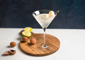 Mekoman lychee fruit salad features tropical fruits with tender lychee