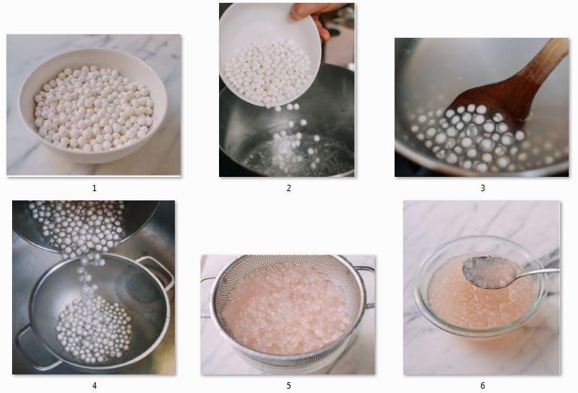Mekoman tapioca pearls in pudding highlighting creamy consistency and flavor absorption