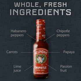 Dessert pairing with Melinda's Chipotle for bold contrast.