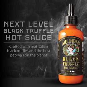 Melinda's Ghost Pepper Black Truffle fries ready for dipping with bold flavor.