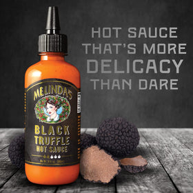 Melinda's Ghost Pepper Black Truffle heat glow demonstrates intense spice and earthy depth.