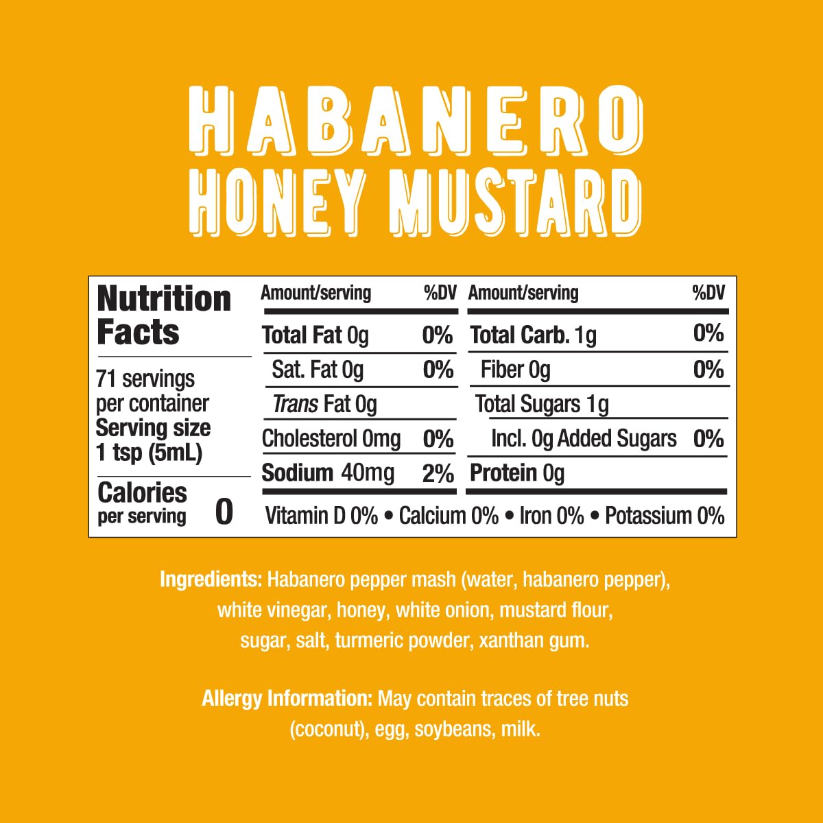 Melinda’s Habanero Honey Mustard dipping sauce beside crispy chicken nuggets