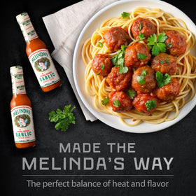 Melinda's Garlic Habanero on tacos for a zesty finish.