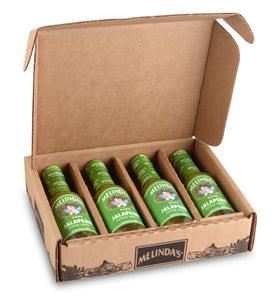 Melinda’s Jalapeño Hot Sauce on tacos, elevating Tex-Mex dishes with tangy brightness.