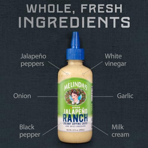 Melinda’s Jalapeño Ranch for fries dunking and dipping.