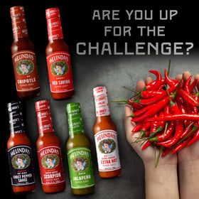 Melinda’s Pepper Sauce Collection gift box with six flavors