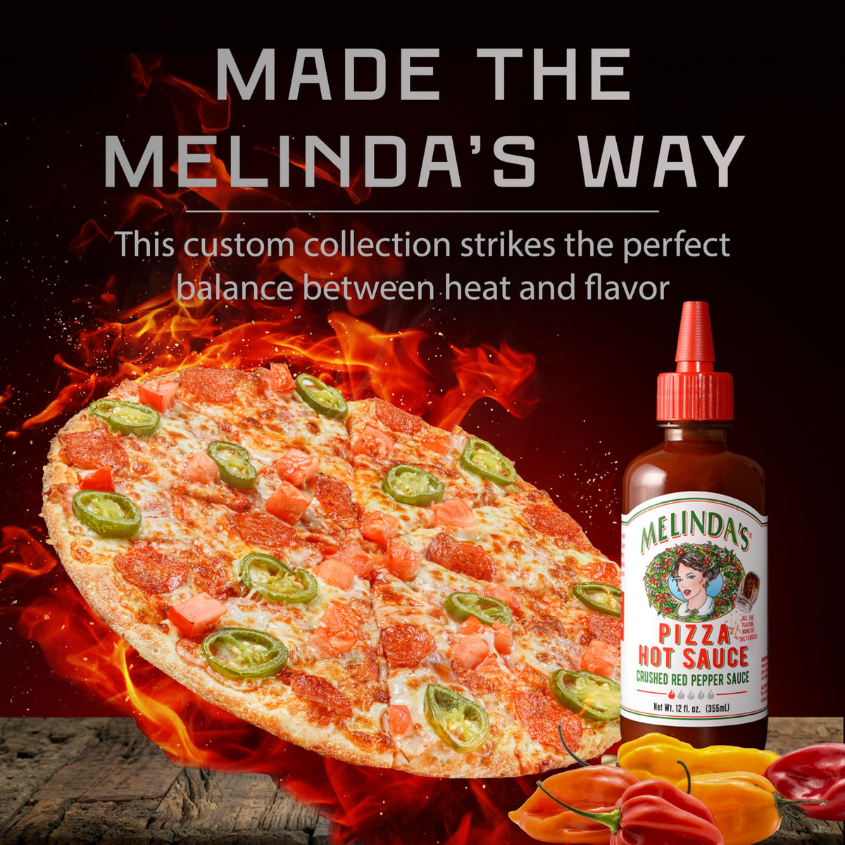 Melinda's Jalapeño Ranch bottle with celery sticks.