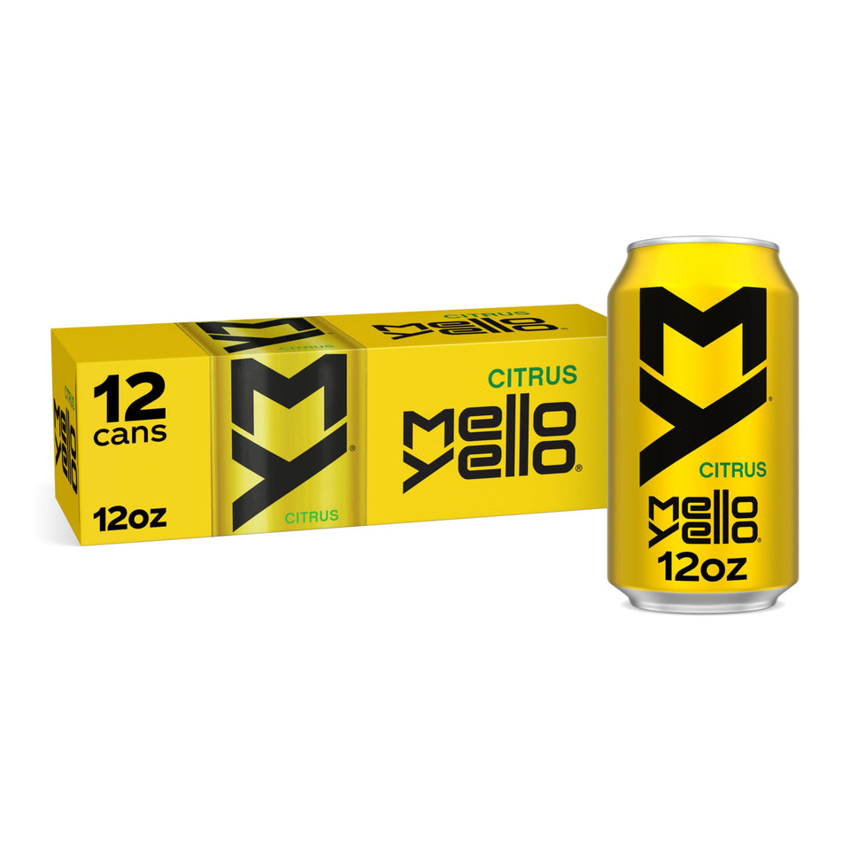 Mello Yello 12-pack front view for gatherings