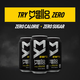 Mello Yello cans in fridge ready to chill