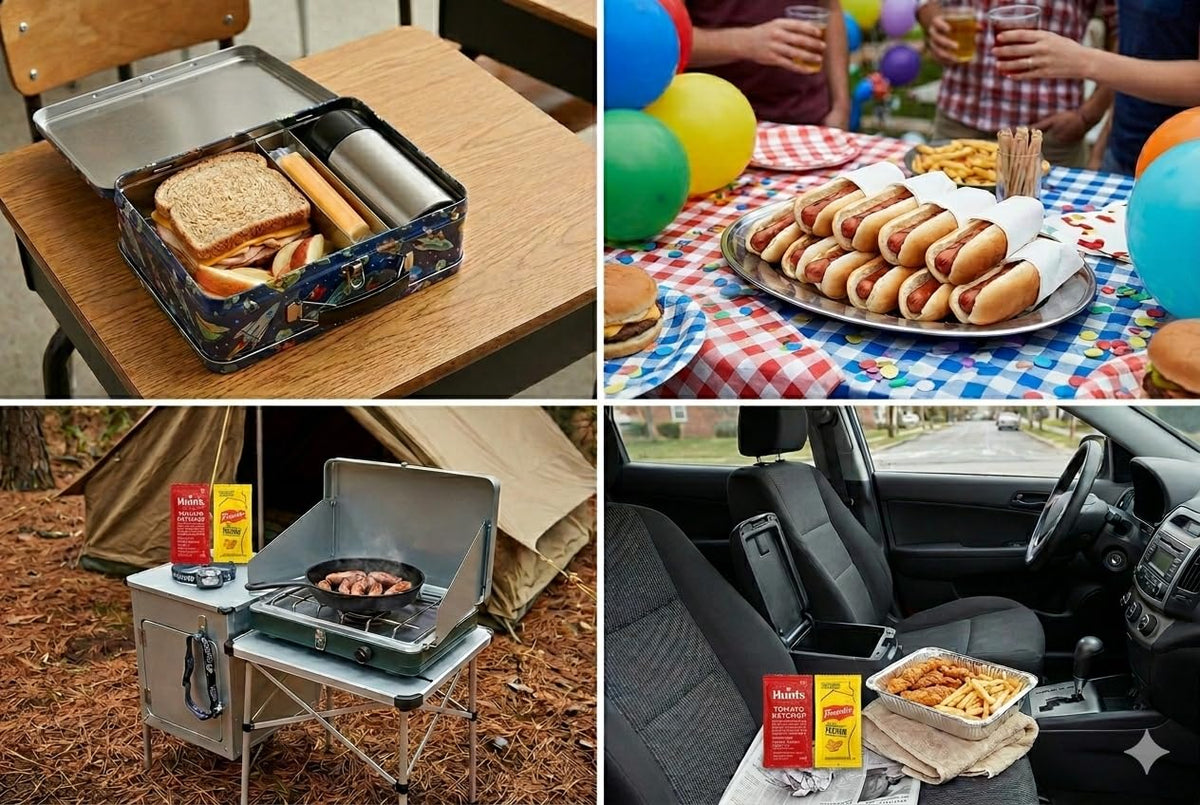 Office lunch packing with single-serve packs for quick meals from Mellow Mart.