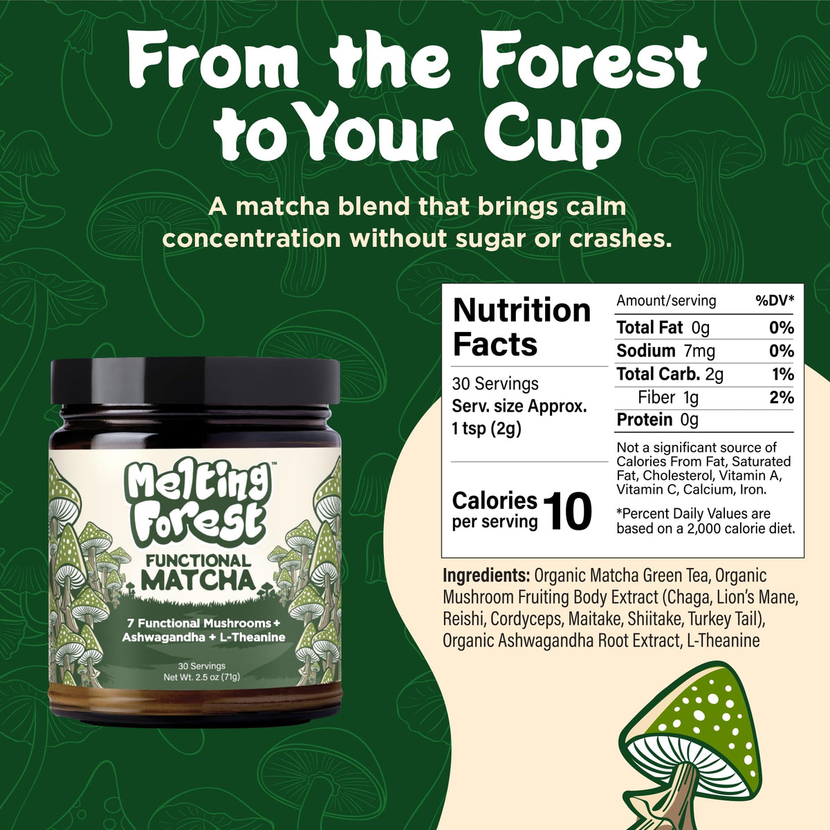 Rhodiolife Rhodiola and L-Theanine in Melting Forest for steady energy