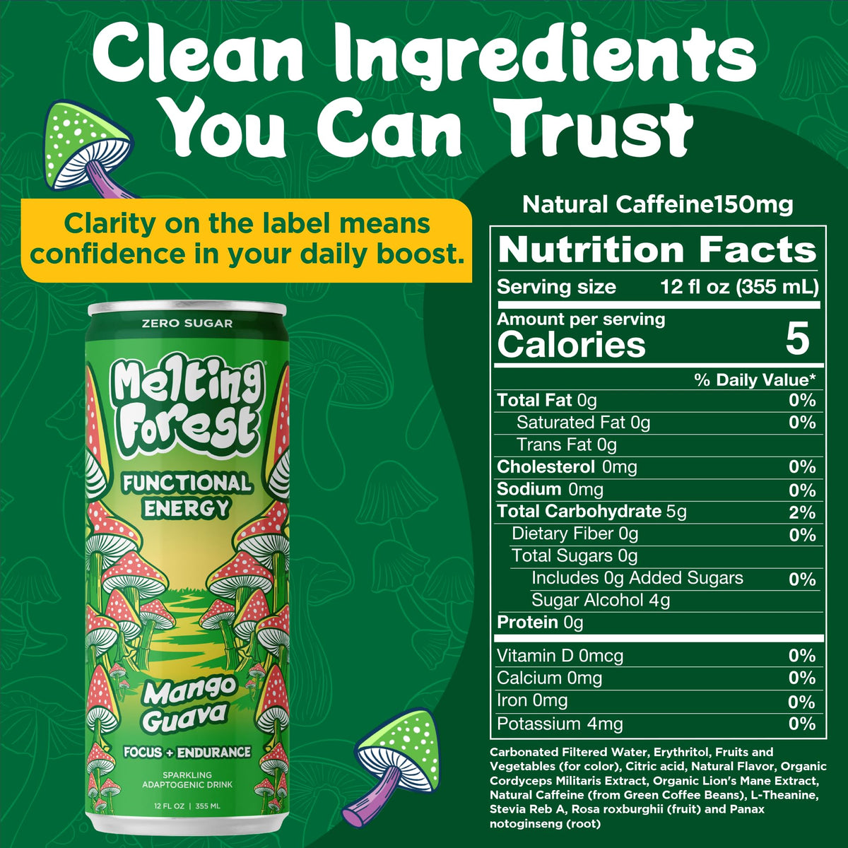 Melting Forest Rosa Roxburghii antioxidant blend can for daily wellness.
