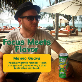 Melting Forest tropical mango guava flavor can for delicious refreshment.