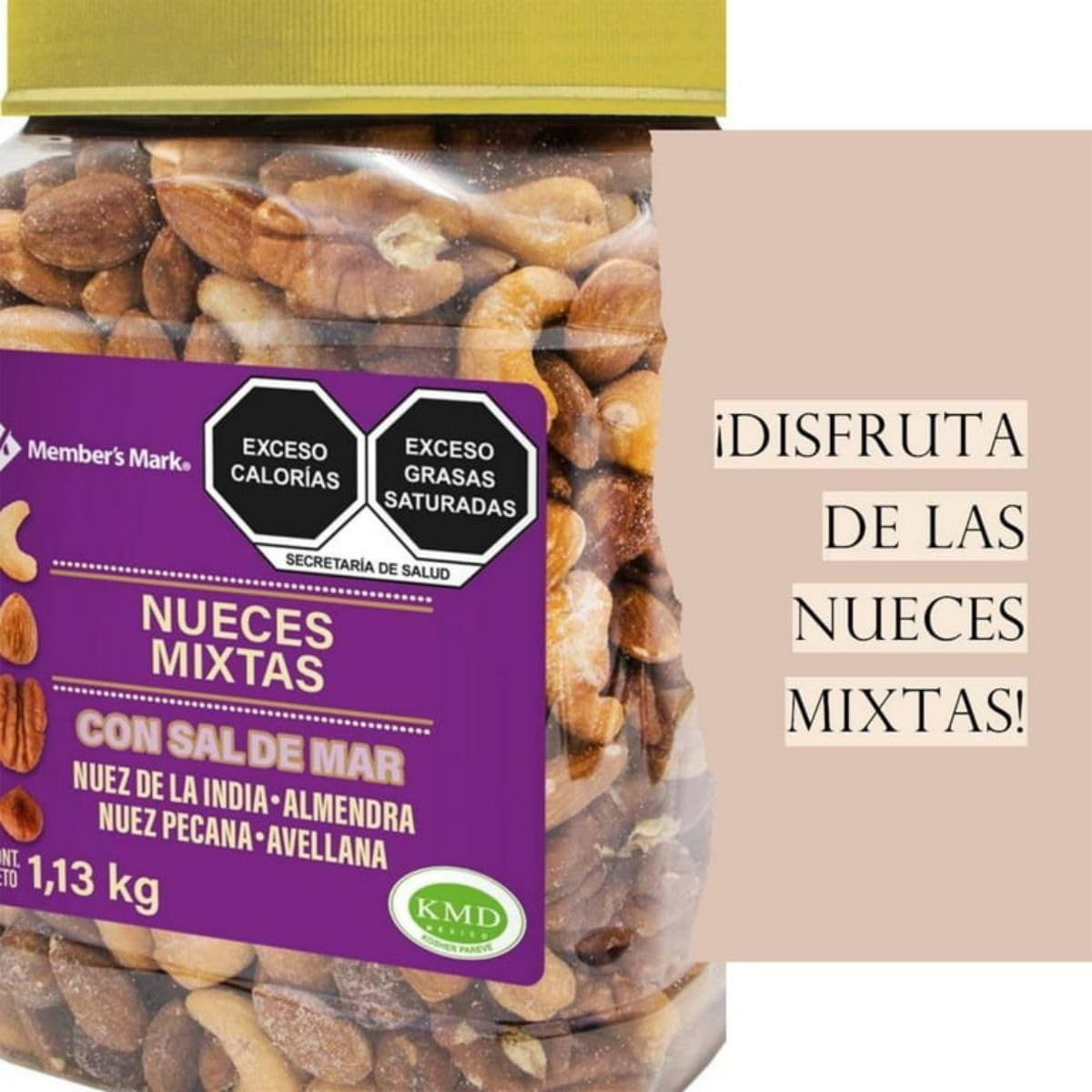 Member's Mark deluxe roasted nuts plated for sharing.
