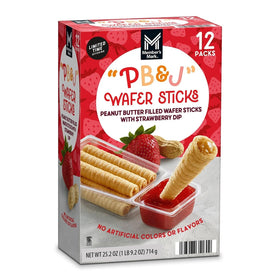 Member's Mark PB&J wafer sticks box ready for sharing at lunch