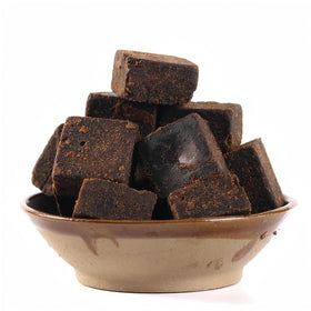 Mentangzhao black sugar cubes in box packaging, ideal for tea and coffee
