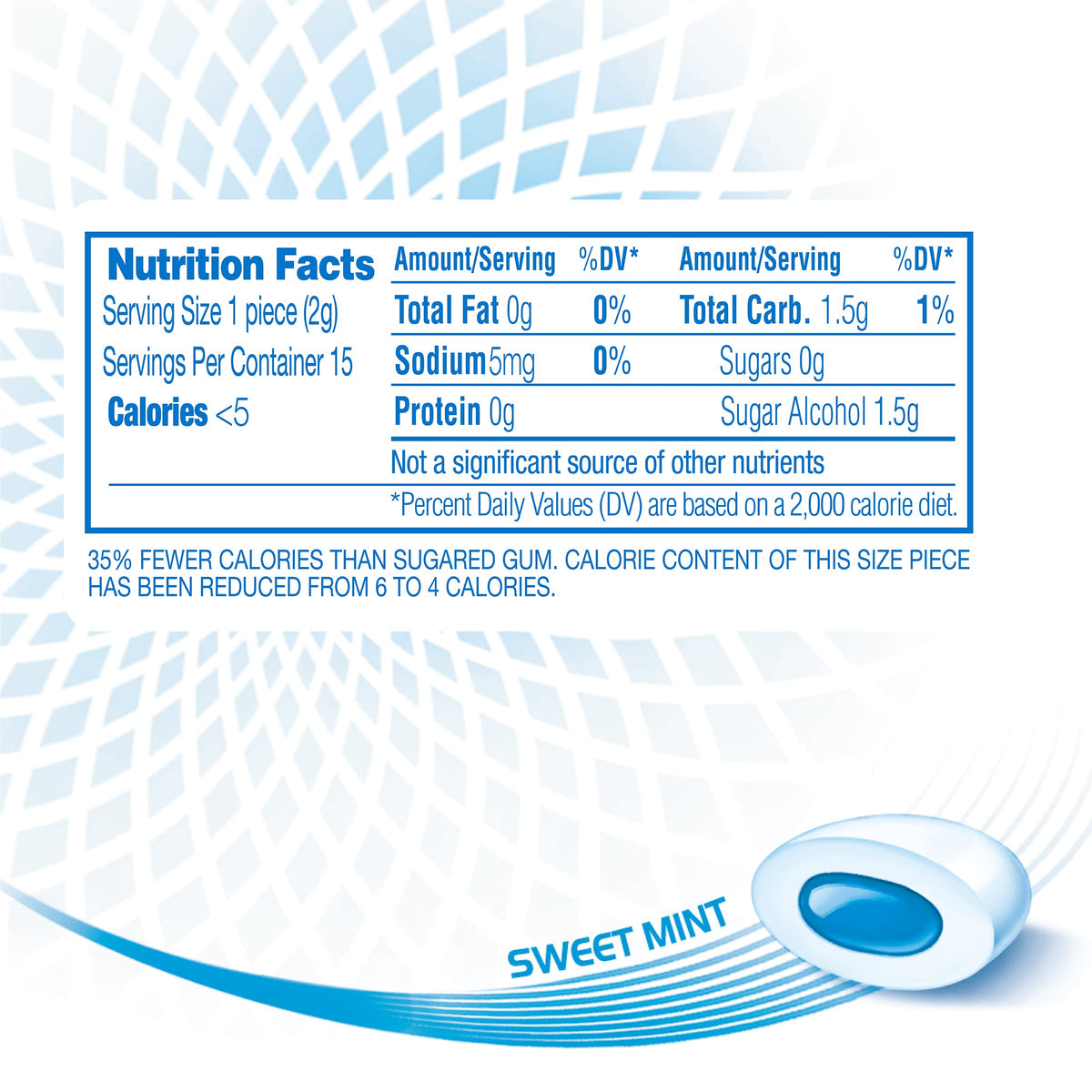 Mentos allergen-free gluten-free packaging badge visible on the label.