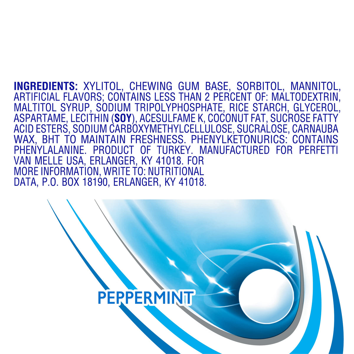 Mentos Always White gum bottle on desk for convenient refreshment at work.